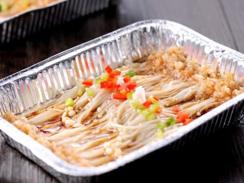 龙门锡纸烤金针菇